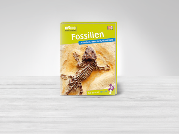 memo Wissen entdecken. Fossilien: Das Buch mit Poster!
